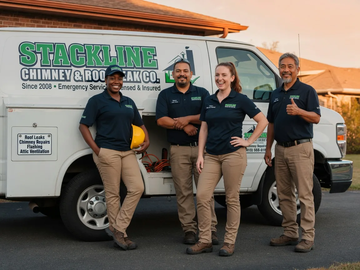 Chimney flashing repair company in Cornelius, NC